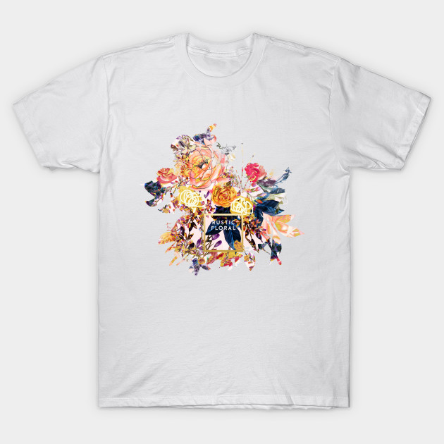 Rustic Floral T-Shirt-TOZ
